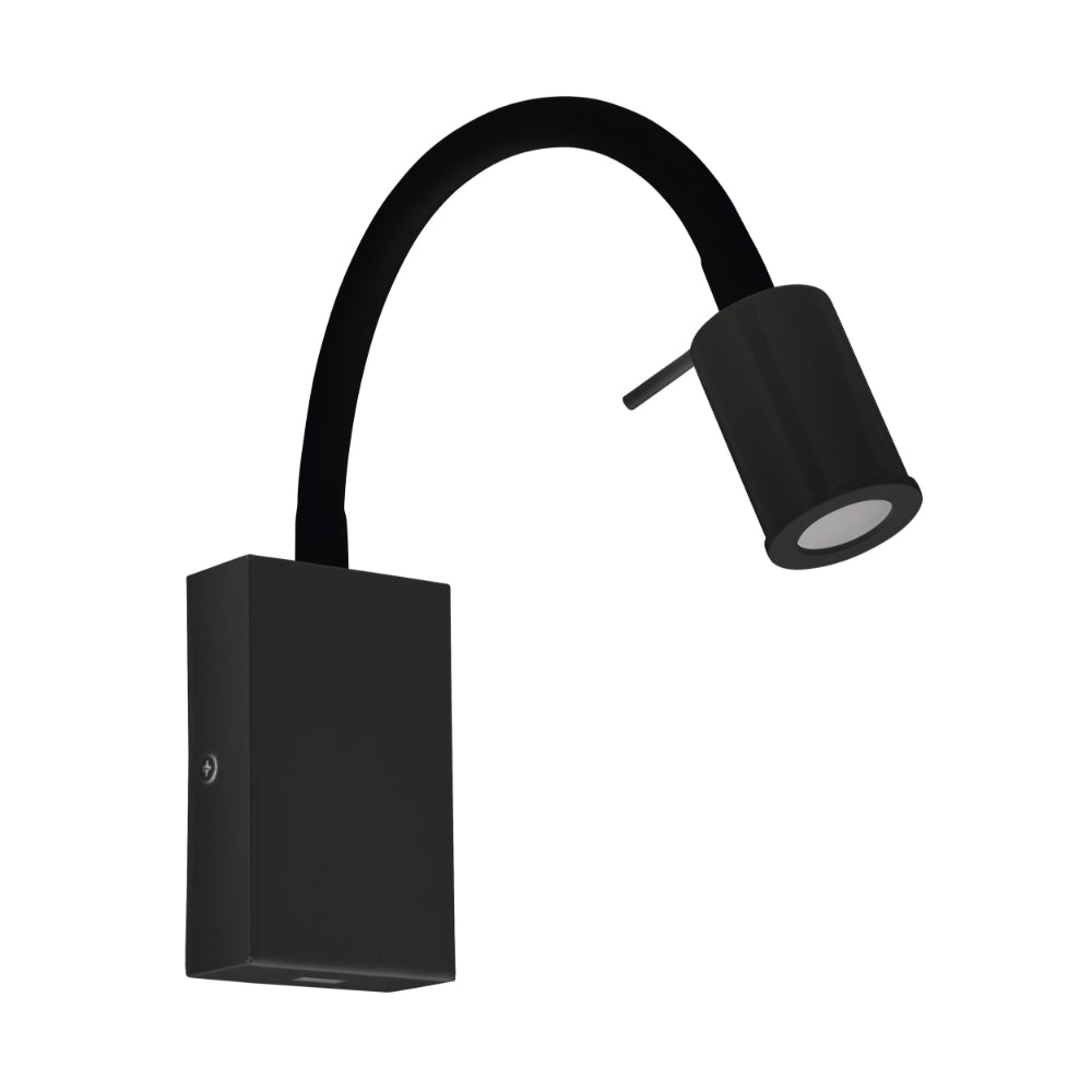 Tazzoli LED Wall Reading Light with USB Black